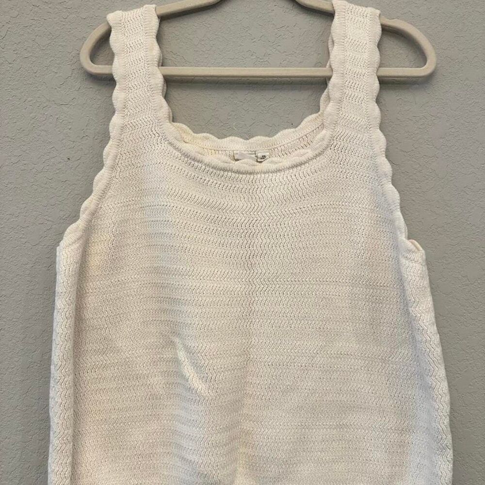 Gap Women's White and Cream Vest